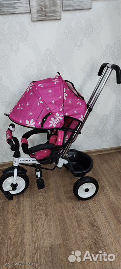 Велосипед коляска с ручкой