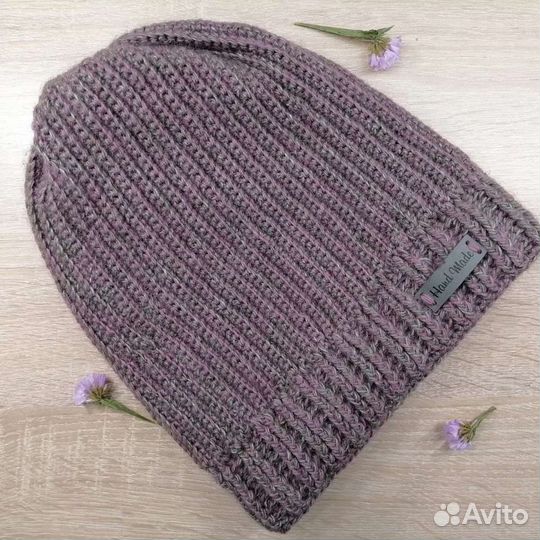 Шапка вязаная ручная работа