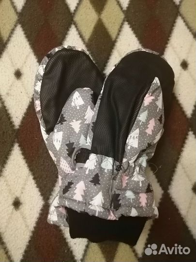 Варежки краги зимние для девочки