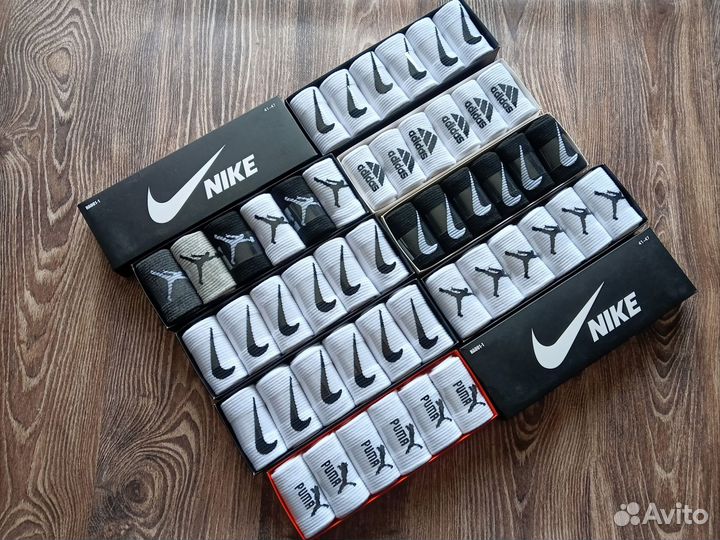 Носки Nike Lacoste Puma Adidas