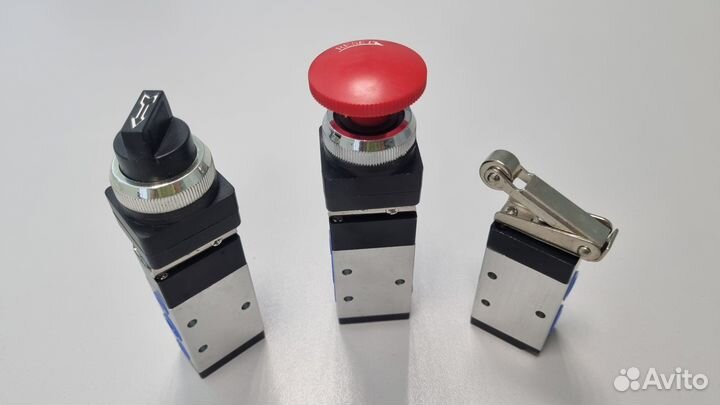 Пневматические концевики, кнопки, переключатели