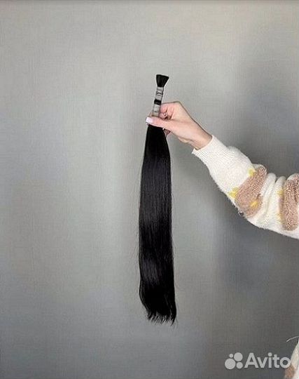 Волосы для наращивания 51 см блонд Премиум