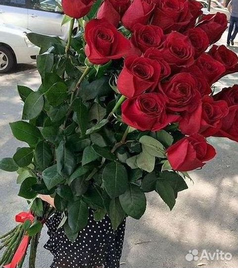 Высокие розы 150 160 170 180 190см доставка Москва