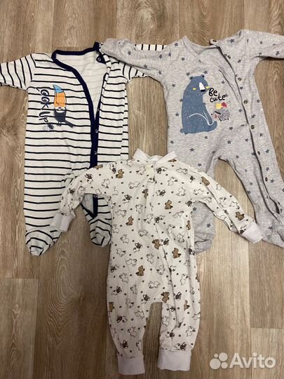 Большой пакет вещей на мальчика с 3 мес до года