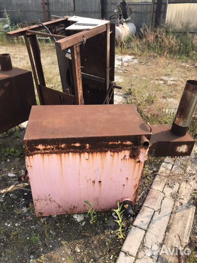 Твердотопливный котел чугунный