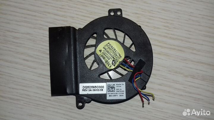 Кулер для Dell 1410 1500 A840 A860 PP37L PP38L