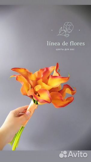 Букет невесты из калл