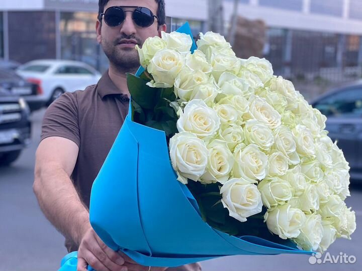 51 роза Букеты Цветы Розы 15 25 45 75 101