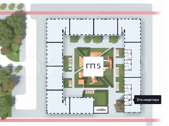 2-к. квартира, 52,7 м², 10/16 эт.