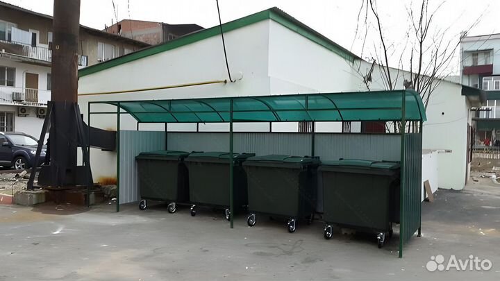 Мусорный контейнер 1100л Арт-1661