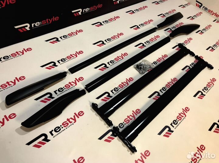 Рейлинги Toyota Harrier 30 Продольные+Поперечные 4