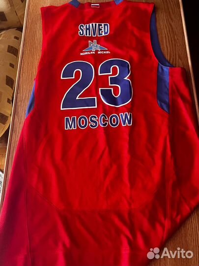 Баскетбольная майка цска 2011 с Автографами