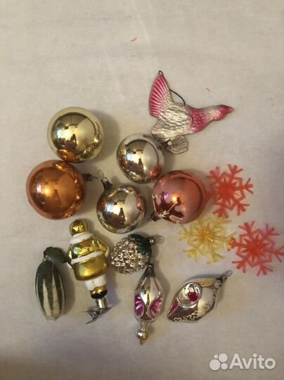 Елочные игрушки СССР набор