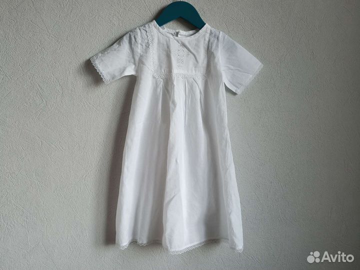 Крестильная рубашка 74 размер