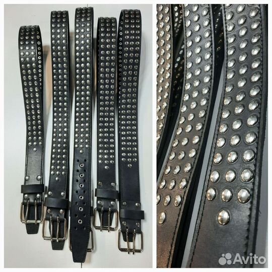 Ремни кожаные