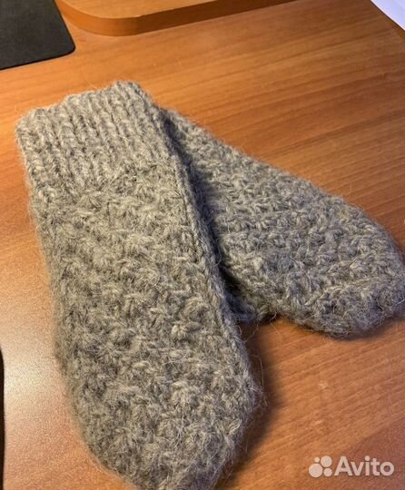 Варежки шерстяные
