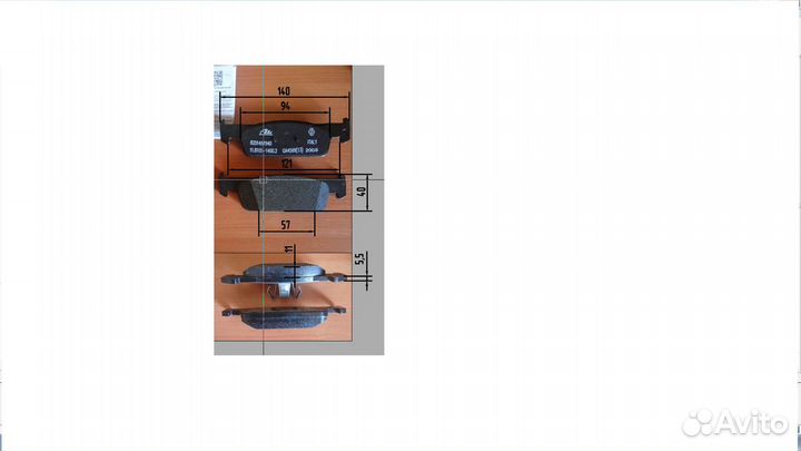 Колодки передние тормозные