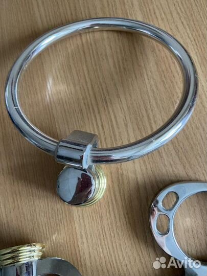 Держатели для ванной 3 шт. тяжелые. Металл