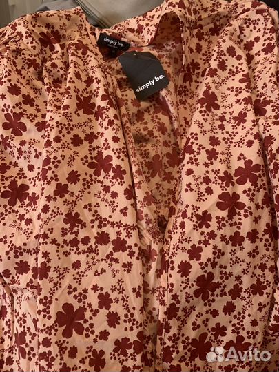 Платье ASOS в цветочек на запахе