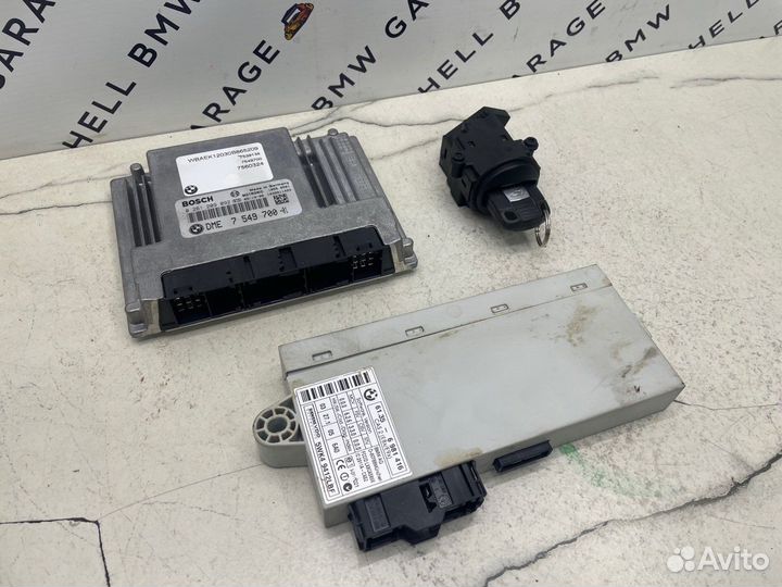 Комплект эбу DME CAS Ключ Bmw E60 E61 E63 E64