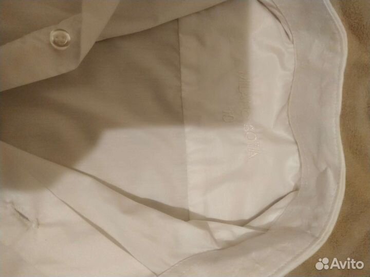 Рубашка белая р.140-146.см