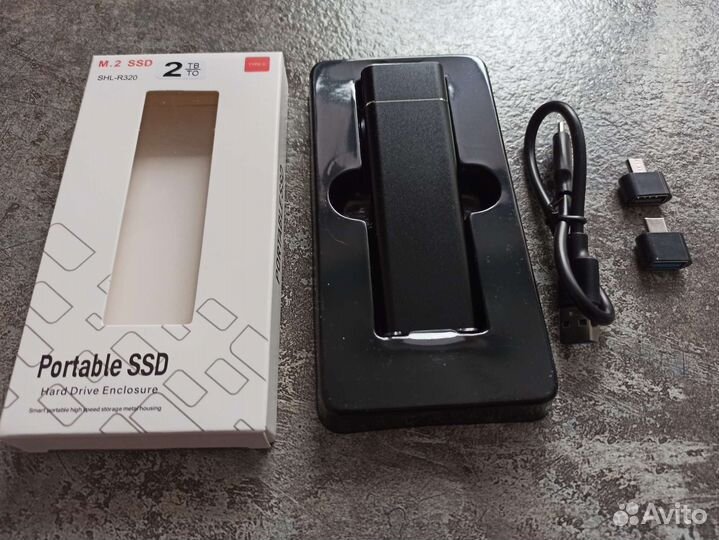 Внешний жесткий диск M. 2 SSD 2tb