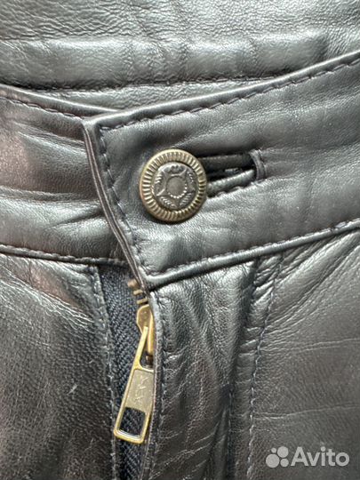 Брюки из натуральной кожи женские 44-46