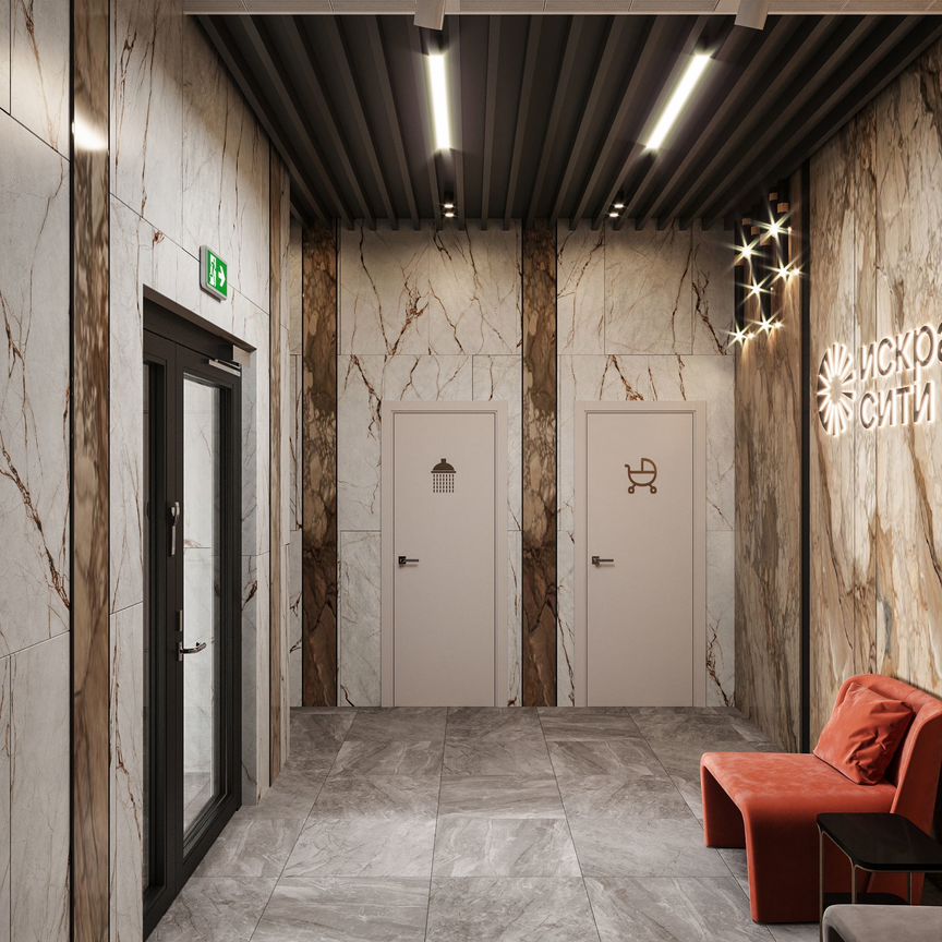 1-к. квартира, 43 м², 2/18 эт.