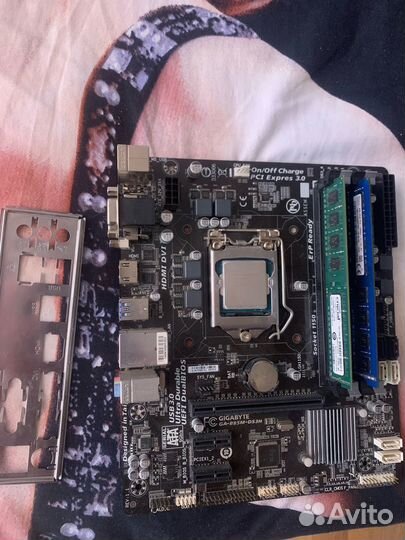 Материнская плата с процессором i5 4670