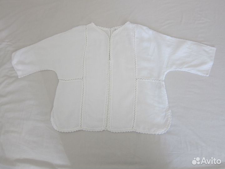 Блуза туника zara лен