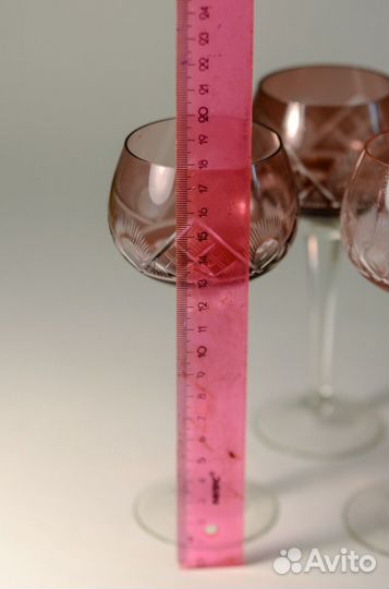 Фужеры. Бокалы. Цветной Хрусталь гдр