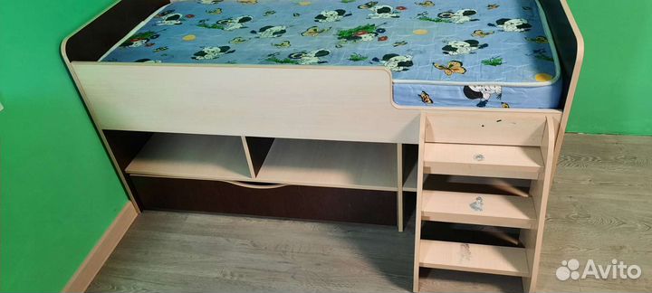 Детская кровать от 3 лет с матрасом бу