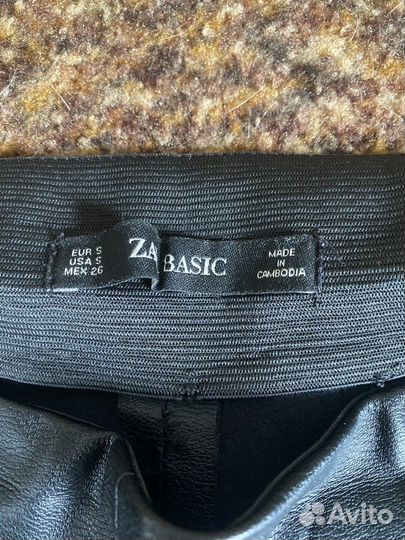 Брюки кожаные