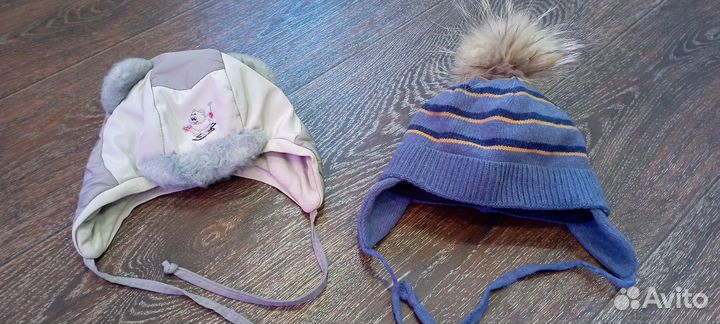 Шапка зимняя для мальчика 50-52см