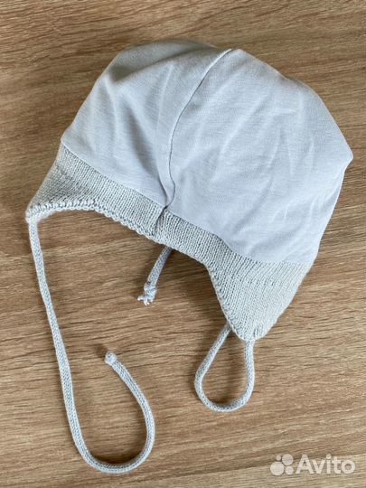 Шапка х/б Amarobaby, 42 р. + пинетки в подарок