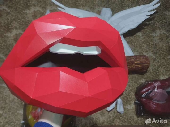 Полигональные фигуры из картона на заказ