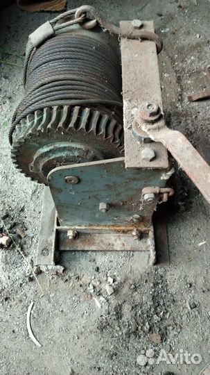 Лебедка промышленная ручная СССР