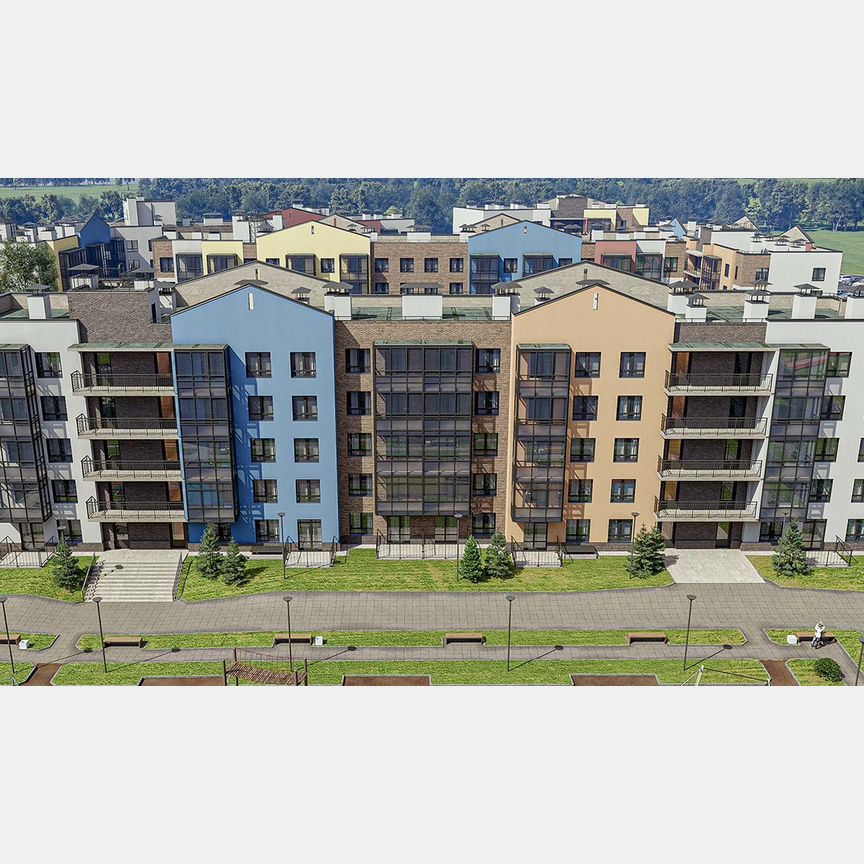 1-к. квартира, 39,4 м², 1/5 эт.