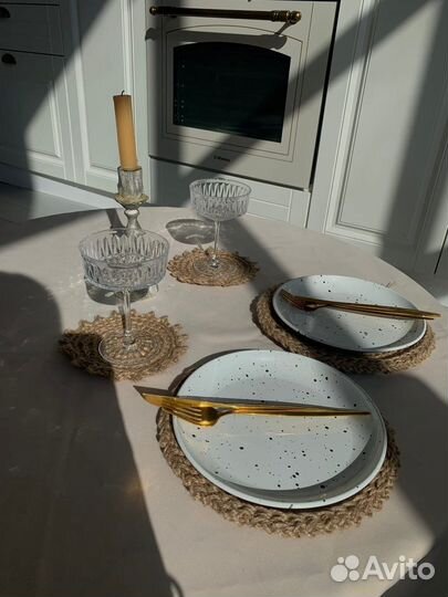 Комплект Салфеток сервировочных из джута