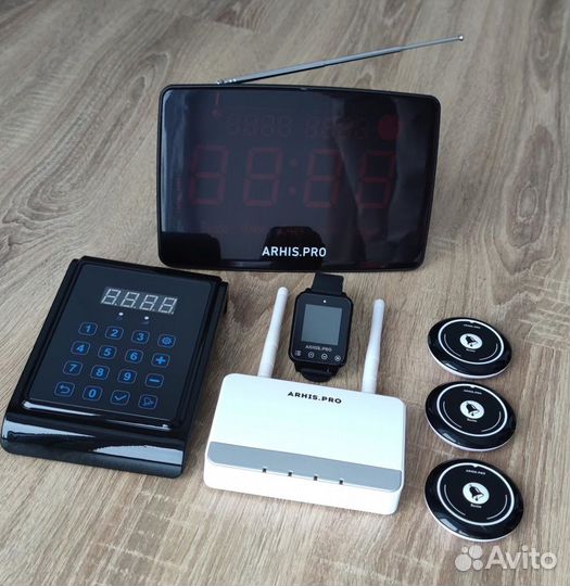 Кнопка вызова персонала, мастера / часы, пульт, та