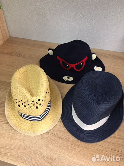 Панамы, кепки для мальчика