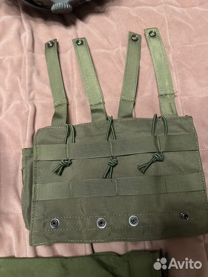 Страйкбольный бронежилет и шлем