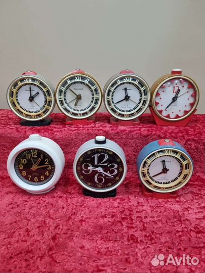 Будильники Янтарь,Слава,Витязь,Севани