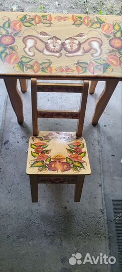 Детский столик и стульчик