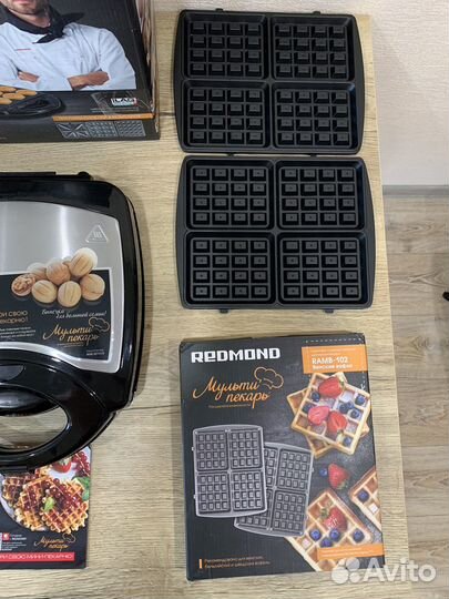 Мультипекарь Redmont + панель для венских вафель