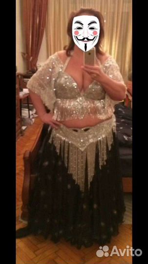 Костюм для восточных танцев большого размера