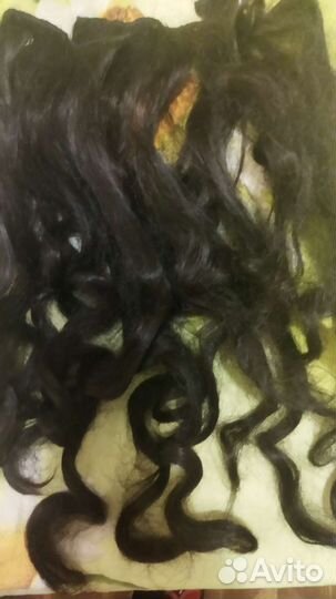 Накладные волосы на заколках