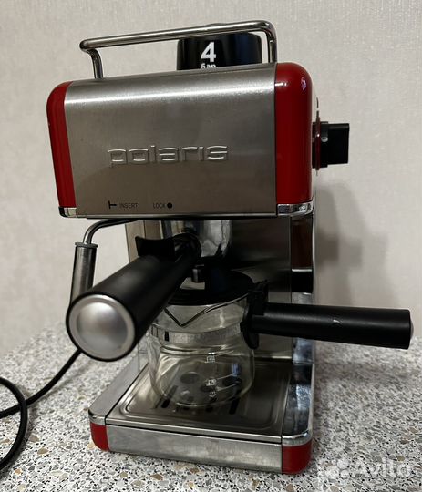 Кофеварка рожковая Polaris PCM 4002A