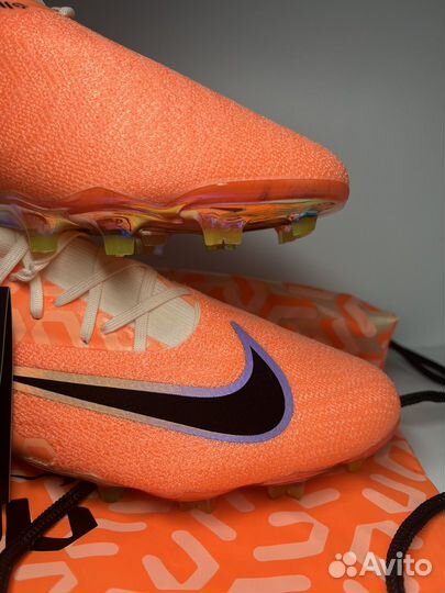 Бутсы nike phantom gx orange