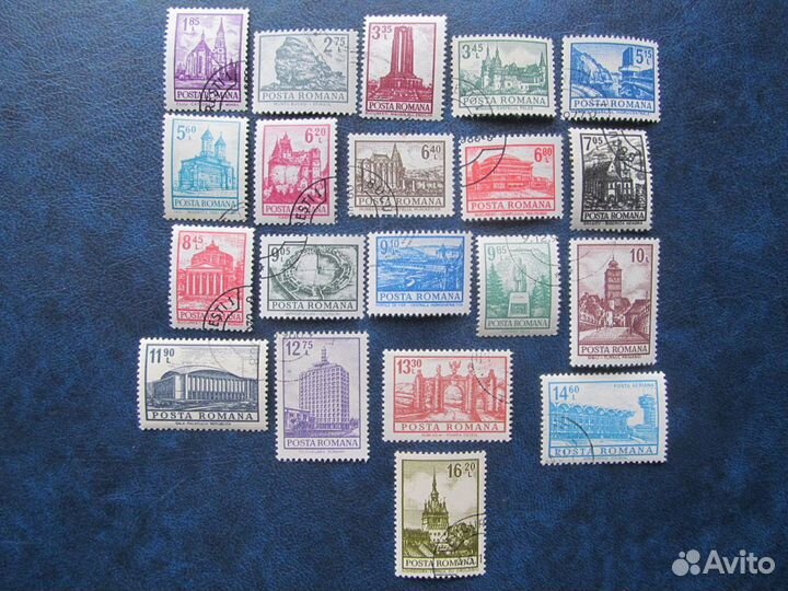 Марки Румынии 1906-1988